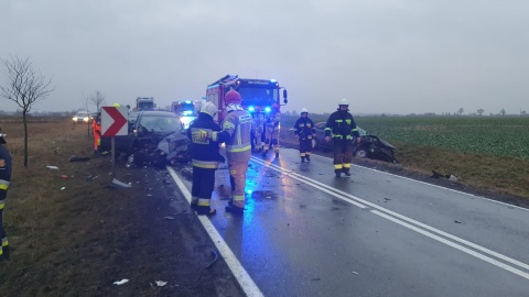 Po wypadku zablokowana była dk 25 w Buszkowie, wyznaczono objazd