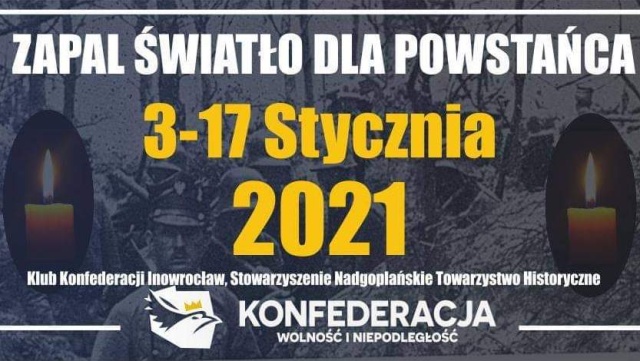 Zapal światło dla Powstańca Akcja w powiecie inowrocławskim