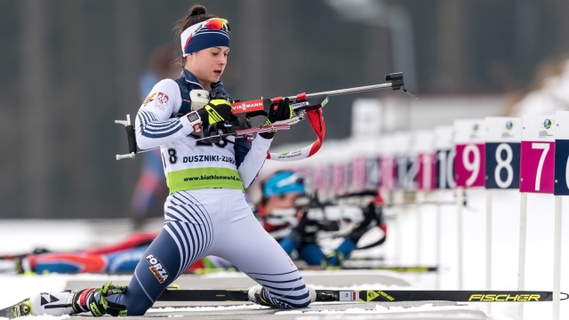 ME w biathlonie - triumf Żuk w biegu na dochodzenie