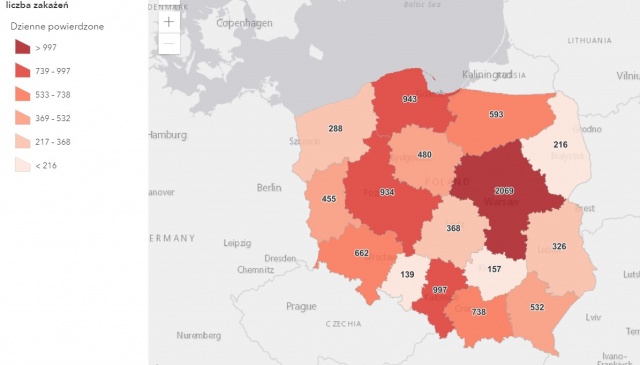 Ponad 10 tys. nowych zakażeń w Polsce i 480 w Kujawsko-Pomorskiem