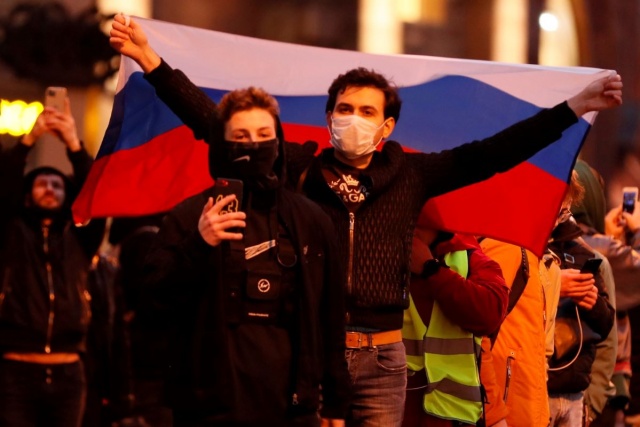 Media w Rosji: Setki zatrzymanych na demonstracjach w obronie Nawalnego