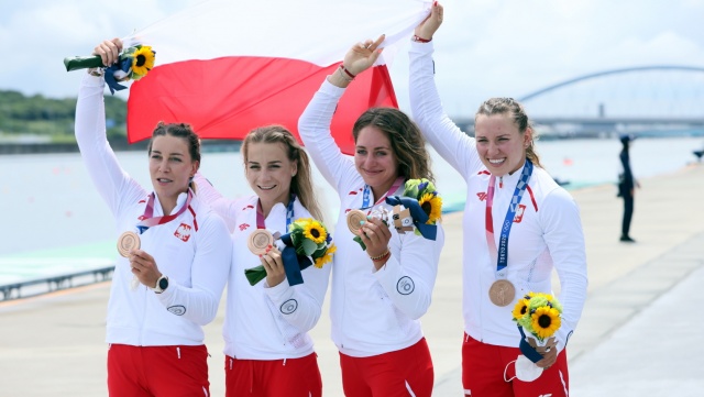 IO Tokiokajakarstwo - kobieca czwórka zdobyła piąty brąz i 13. medal dla Polski
