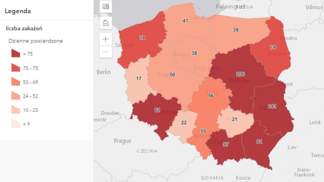 Koronawirus w Polsce: 1208 nowych zakażeń, 38 w Kujawsko-Pomorskiem