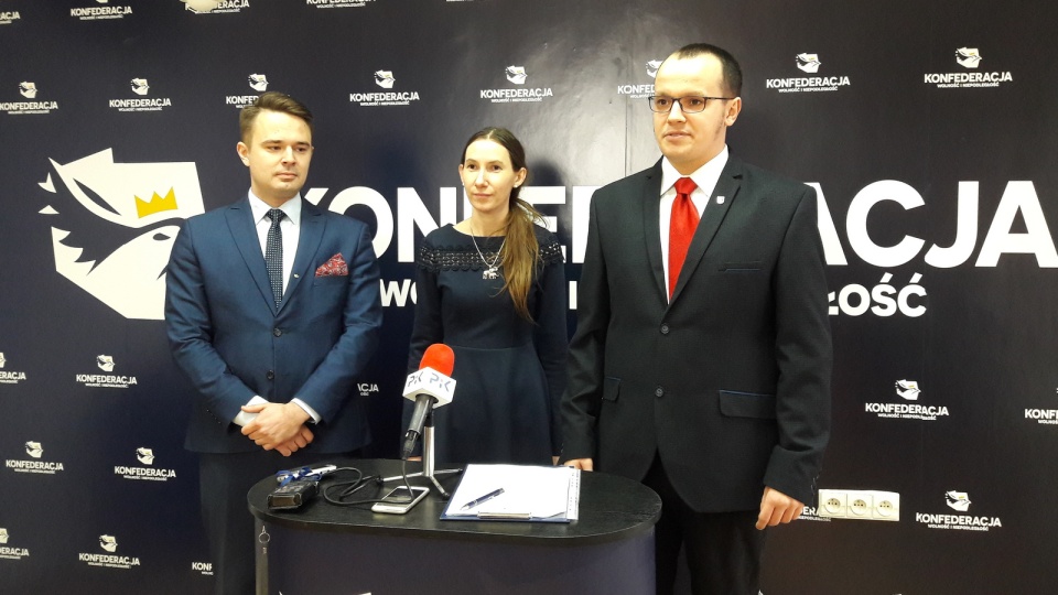 Konferencja bydgoskich działaczy Konfederacji Fot. Tatiana Adonis