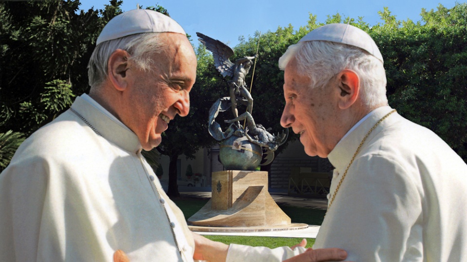Papież Franciszek i Benedykt XVI. Fot. ilustracyjna/Wikipedia