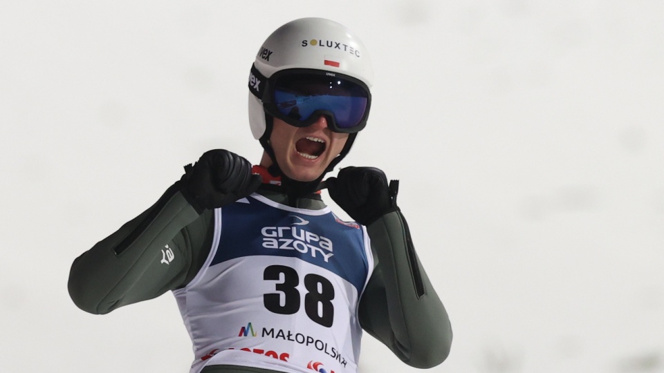 Andrzej Stękała podczas Pucharu Świata w skokach narciarskich w Zakopanem, PAP/Grzegorz Momot