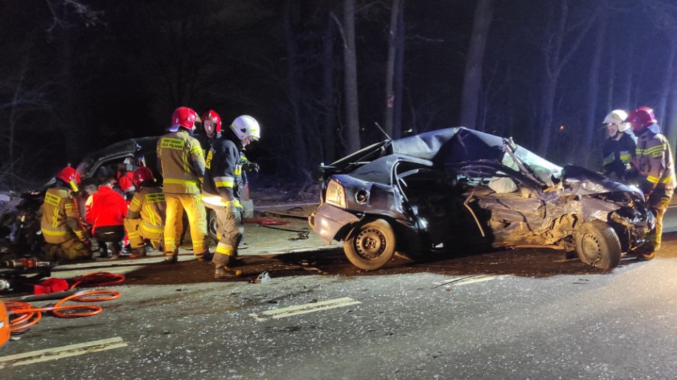 Wypadek w Jeziórkach w powiecie brodnickim/fot. materiały policji