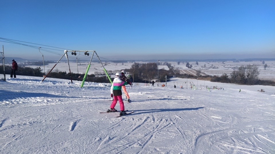 Stok narciarski w Unisławiu w powiecie chełmińskim został oficjalnie otwarty/fot. Marcin Doliński