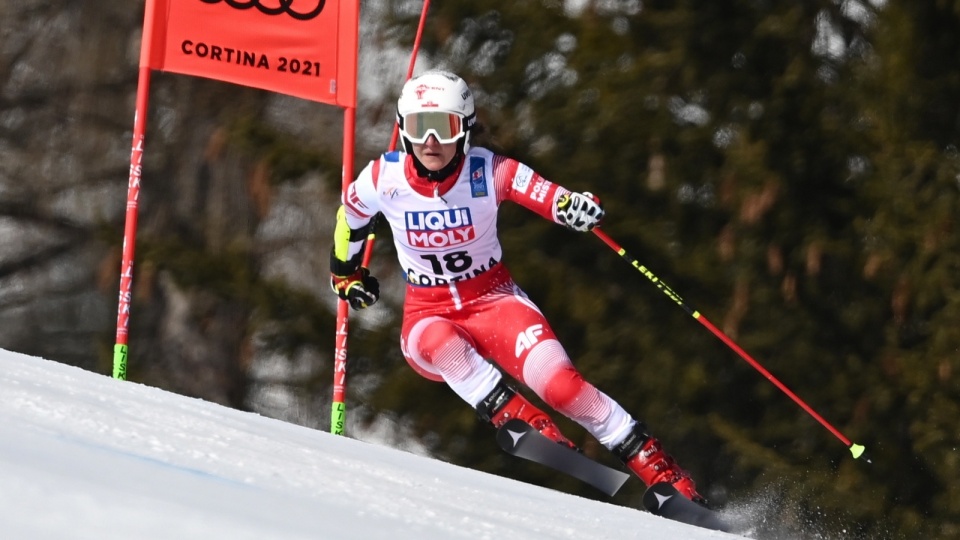 Maryna Gąsienica-Daniel zajęła szóste miejsce w slalomie gigancie alpejskich mistrzostw świata w Cortinie d