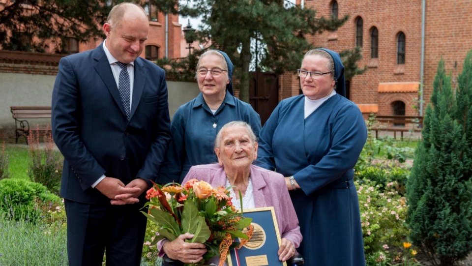 110-letnia pani Elżbieta Rogala/fot. materiały UM