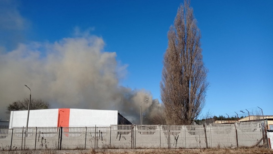 Pożar w podtoruńskim Grębocinie/fot. Katarzyna Prętkowska