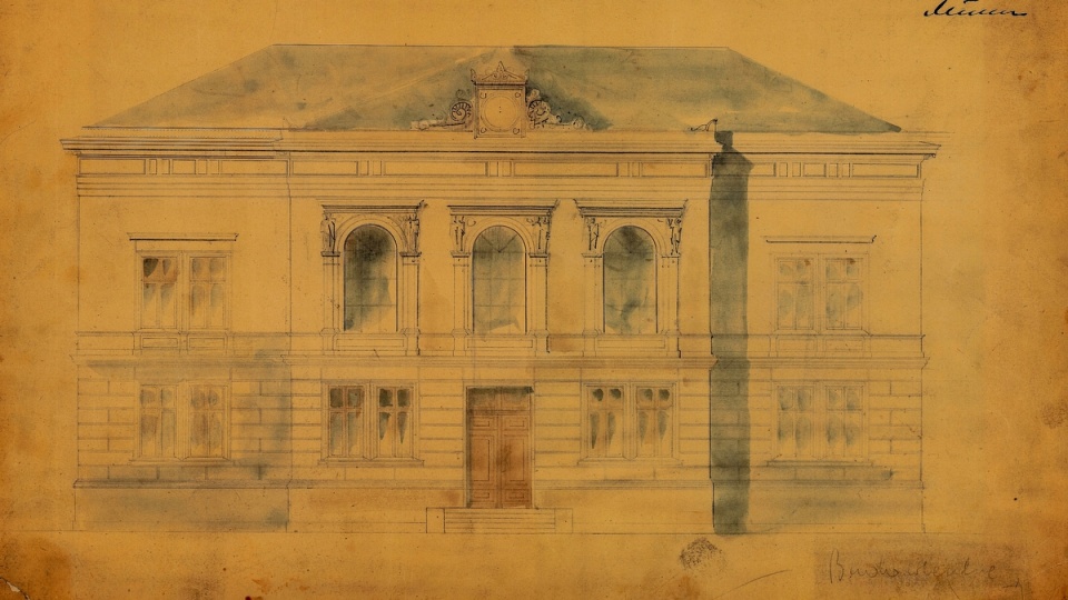 Skany rysunków budynku przy ul. Jagiellońskiej 9 z 1863 r. /fot. materiały Archiwum Państwowego