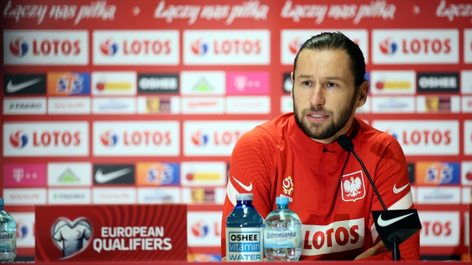 Grzegorz Krychowiak przed meczem Polska - Andora. Fot. EPA/Leszek Szymanski