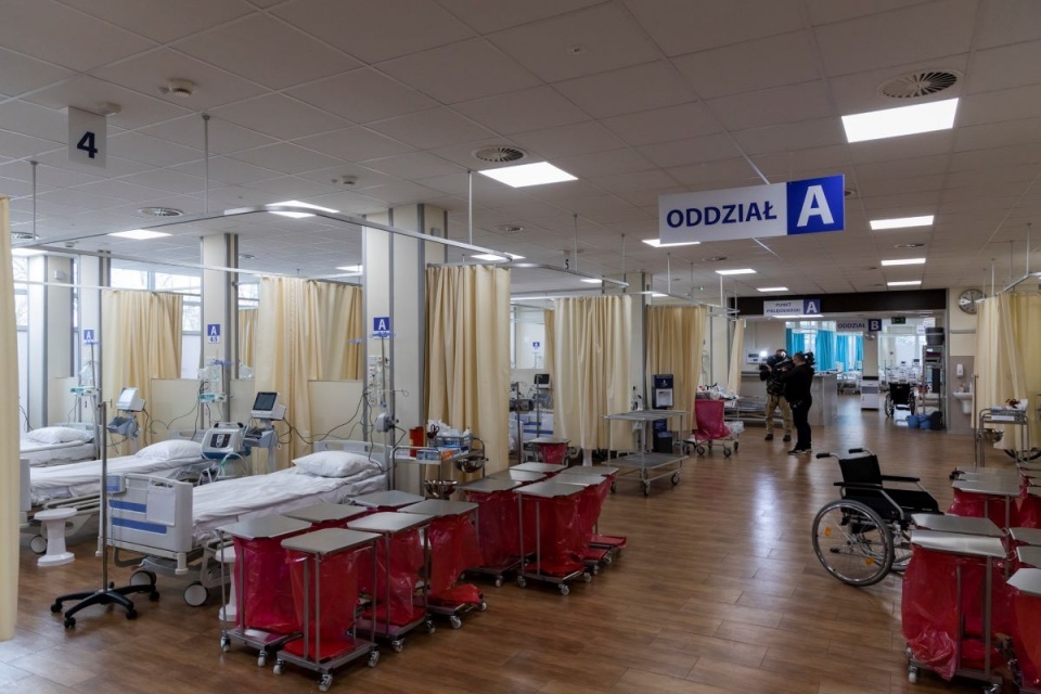 Szpital tymczasowy w Ciechocinku./fot. materiały UW