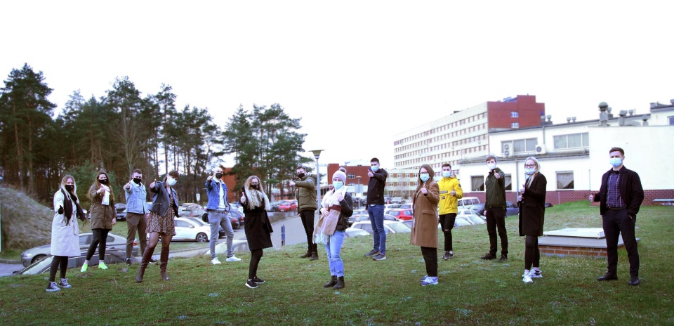 Od środy kadrę medyczną grudziądzkiego szpitala wspiera 15 studentów wydziału lekarskiego Collegium Medicum UMK w Bydgoszczy/fot. nadesłane