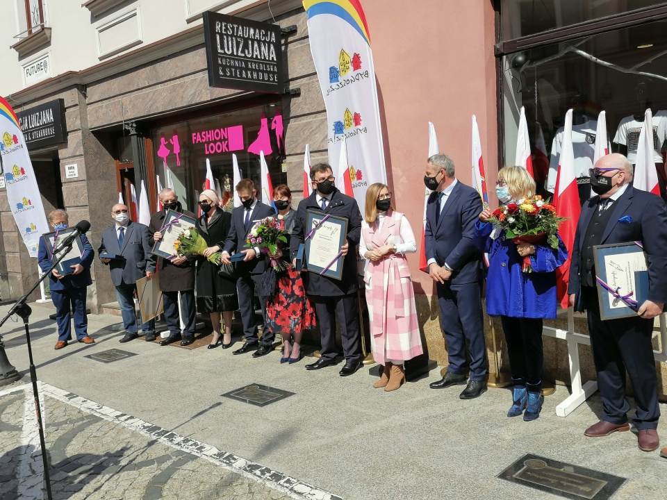 Odsłonięcie kolejnych Bydgoskich Autografów/fot. Monika Siwak