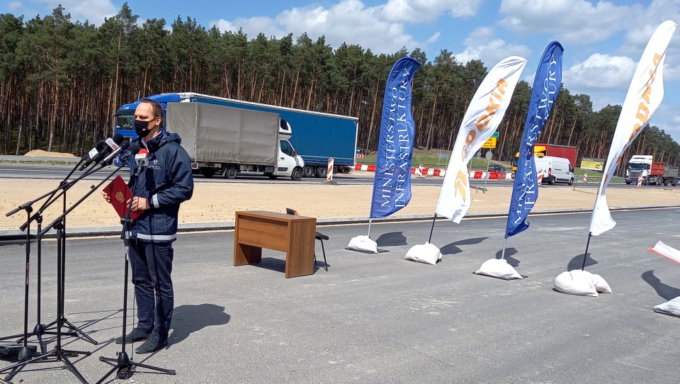 Rafał Weber podczas konferencji prasowej. Fot. Agata Raczek