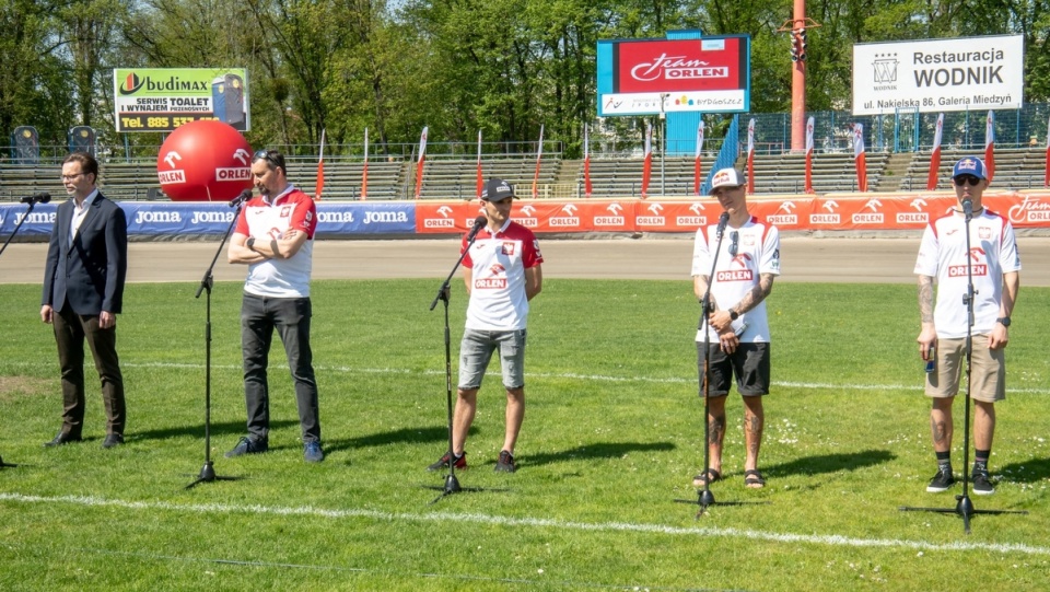 Konferencja poprzedzająca zgrupowanie kadry w Bydgoszczy/fot. Tytus Żmijewski, PAP