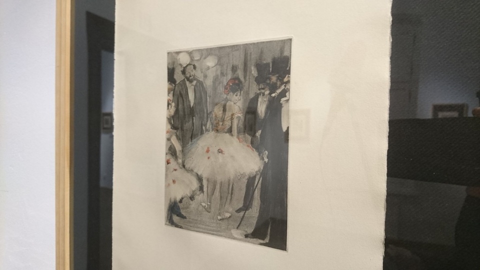 Grafiki francuskiego impresjonisty Edgara Degasa można oglądać w inowrocławskim muzeum Jana Kasprowicza/fot. Michał Zaręba