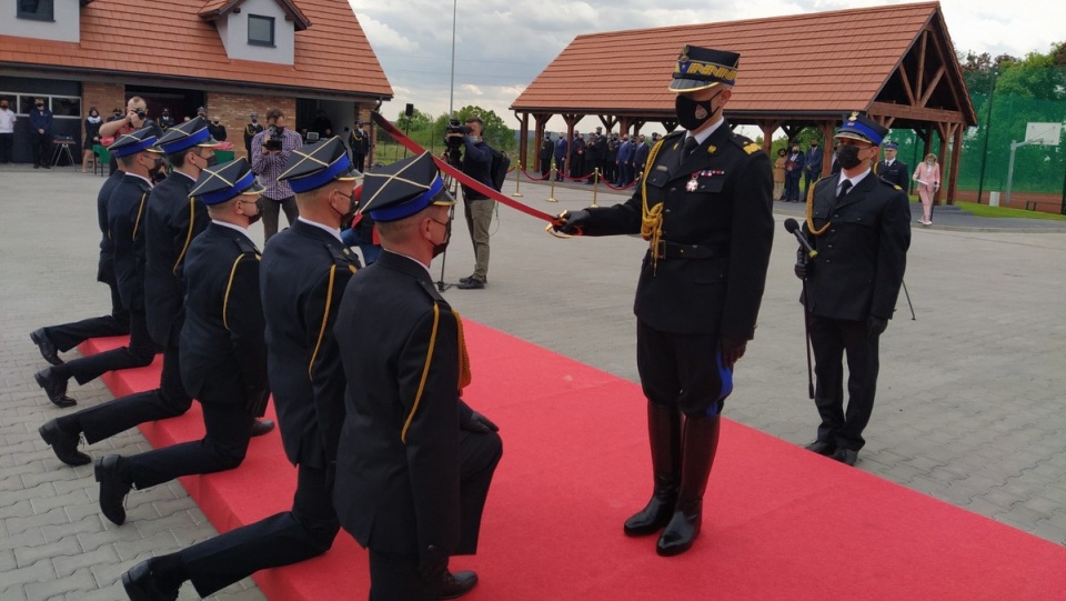 Strażacy z całego regionu świętowali w piątek w Świeciu/fot. Marcin Doliński