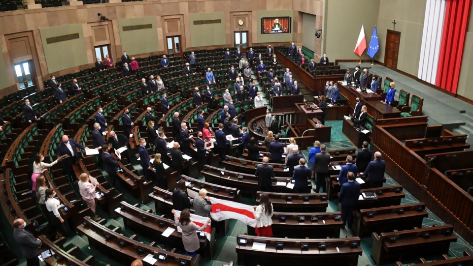 Sala obrad Sejmu w Warszawie/fot. Radek Pietruszka