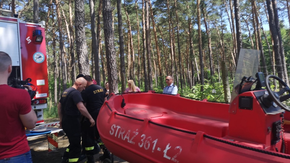 Strażacy ze specjalistycznej grupy ratownictwa wodno-nurkowego we Włocławku gotowi do sezonu letniego. Fot. Agnieszka Marszał