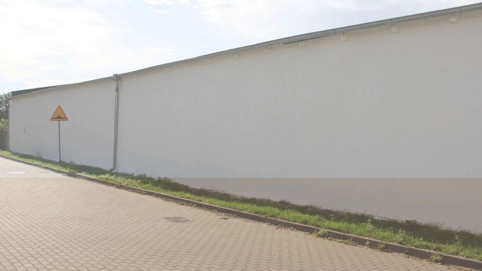 Ściana, na której powstanie nowy mural w Grudziądzu. Fot. Nadesłane