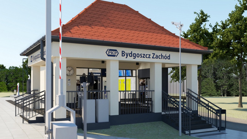 Tak będzie wyglądał dworzec Bydgoszcz Zachód po przebudowie/fot. nadesłane