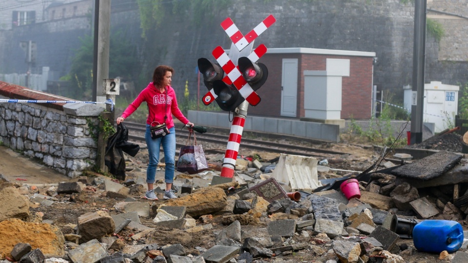 Ulewy w północnej części Holandii, ewakuowano domy opieki, zalane drogi. Fot. PAP/EPA