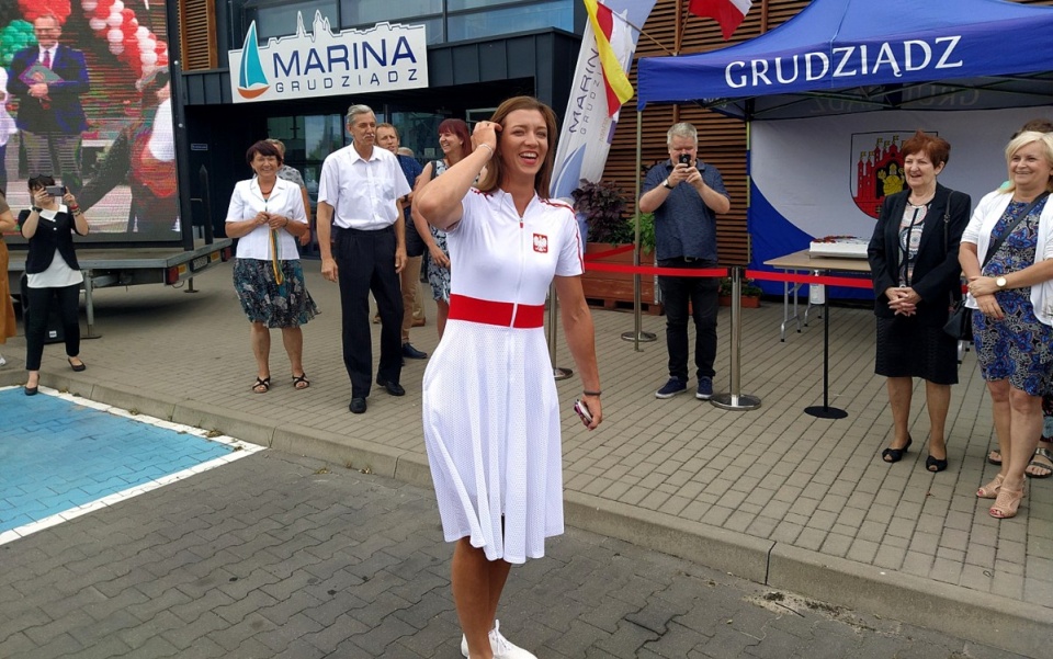 Mieszkańcy Grudziądza z dumą powitali „Srebrną Martę”! Fot. Marcin Doliński
