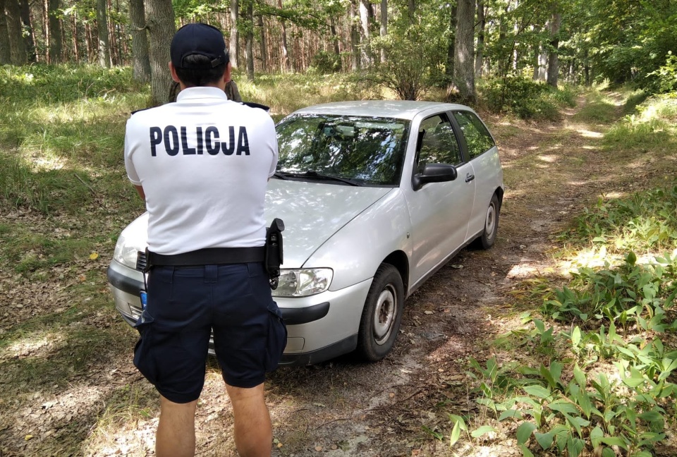 „Wodniacy” z bydgoskiej komendy patrolują nie tylko akweny, lecz także tereny do nich przyległe - najczęściej lasy./fot. KWP Bydgoszcz