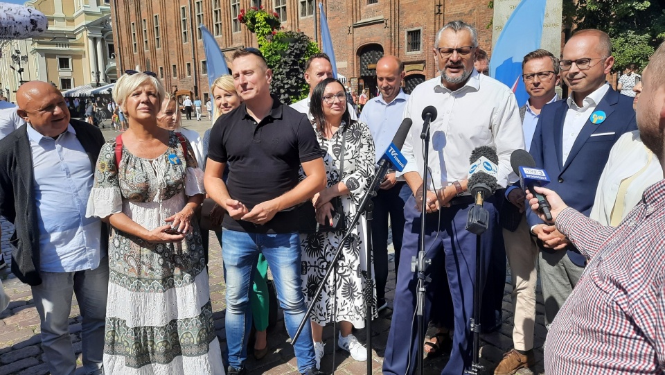 Konferencja parlamentarzystów Koalicji Obywatelskiej w Toruniu. Fot. Monika Kaczyńska