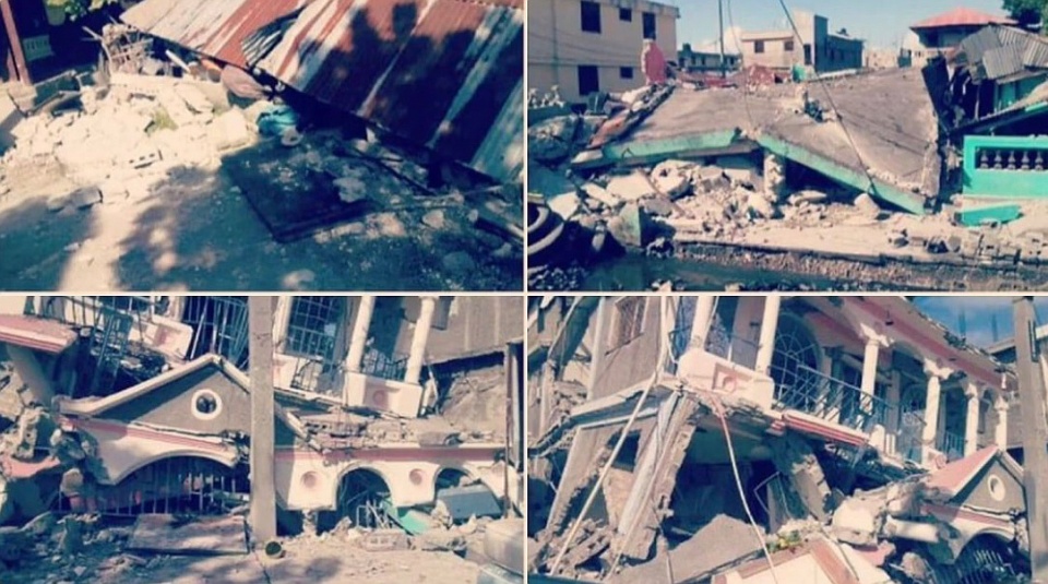 Trzęsienie było odczuwalne w całym kraju. Zniszczenia odnotowano w kilku miastach Haiti. Fot. zrzut ekranu