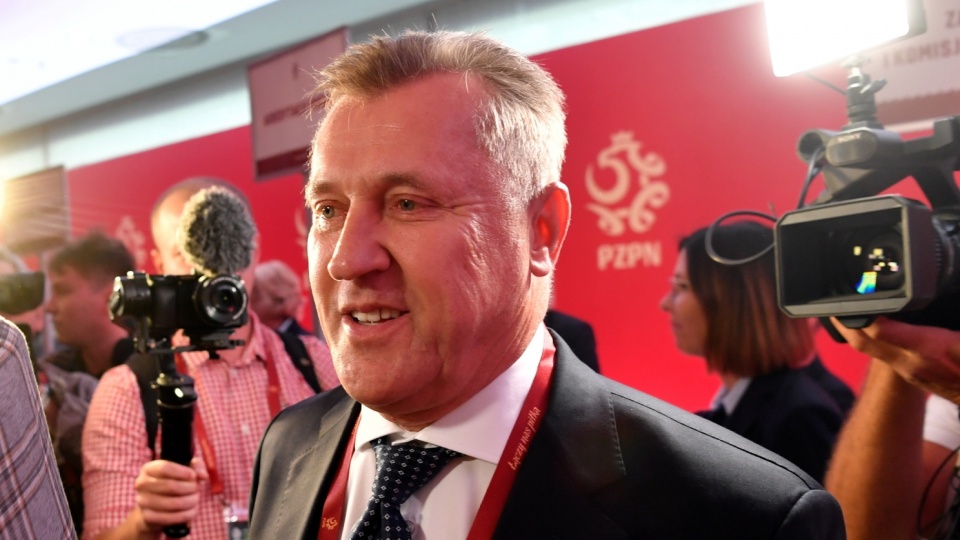 Były prezes klubu Jagiellonia Białystok, wiceprezes PZPN ds. piłkarstwa profesjonalnego Cezary Kulesza został nowym prezesem PZPN. Fot. PAP/Piotr Nowak