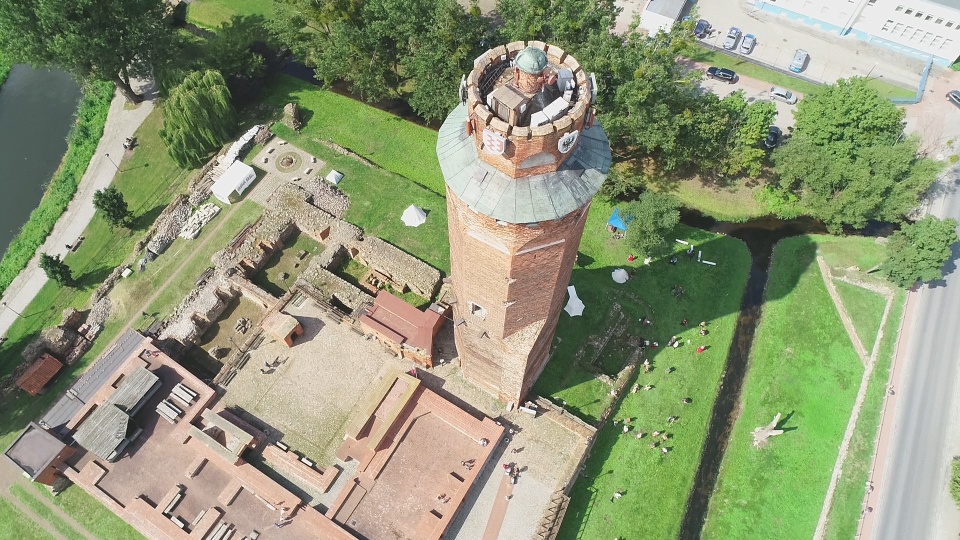 Piknik historyczny „Dawno temu na zamku" w Brodnicy./fot. Dronfor