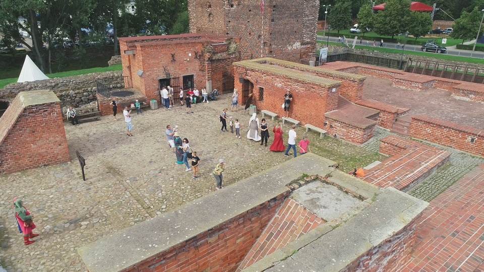 Piknik historyczny „Dawno temu na zamku" w Brodnicy./fot. Dronfor