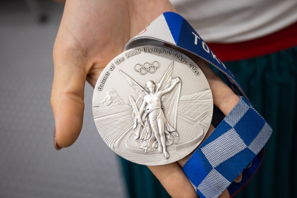 Spotkanie z uczestnikami Igrzysk Olimpijskich Tokyo 2020. Fot. Mikołaj Kuras