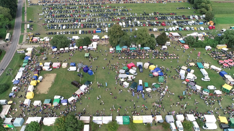 Święto śliwki z lotu ptaka/fot. Dronfor