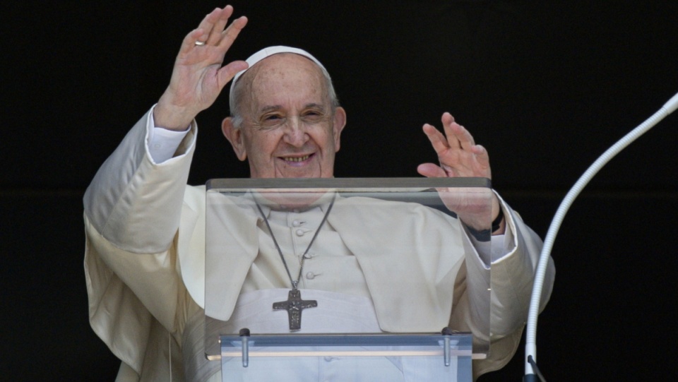Papież zwrócił się do Polaków podczas środowej audiencji/fot. PAP, EPA
