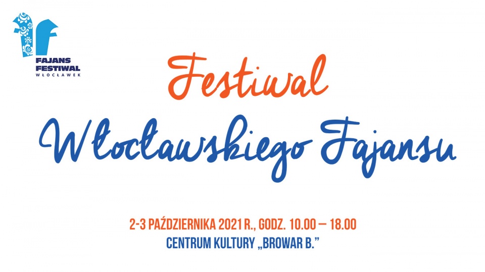 Fragment plakatu Festiwalu Fajansu we Włocławku