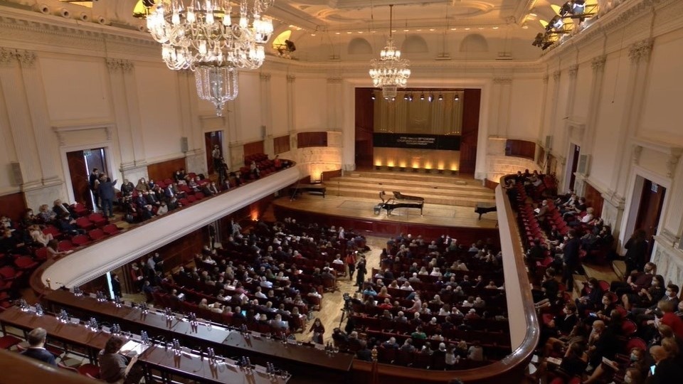 Przesłuchania odbywają się w sali koncertowej Filharmonii Narodowej w Warszawie./fot. You Tube