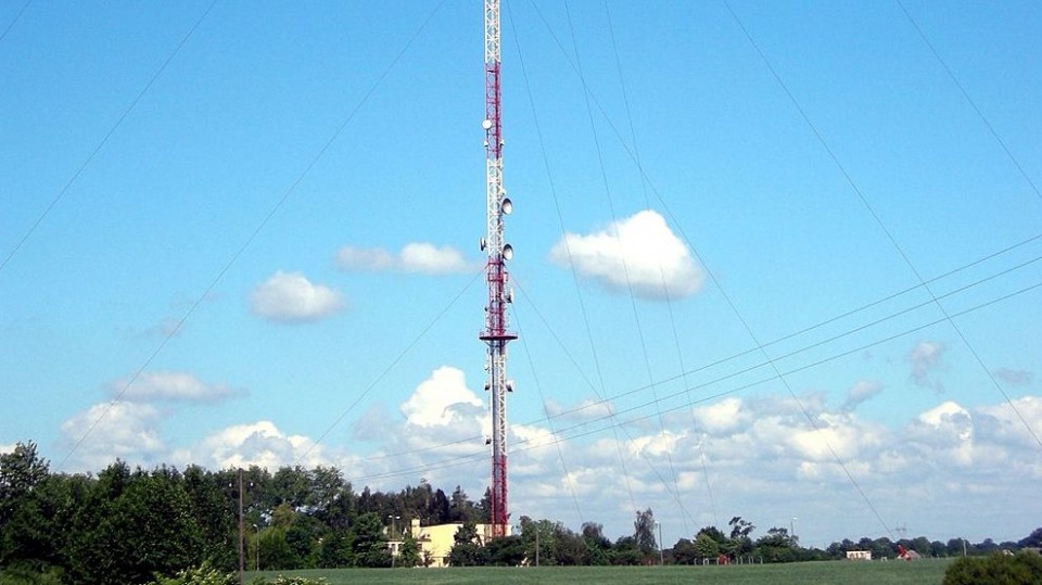 Maszt RTCN w Trzeciewcu/fot. Przemysław Jahr, Wikipedia