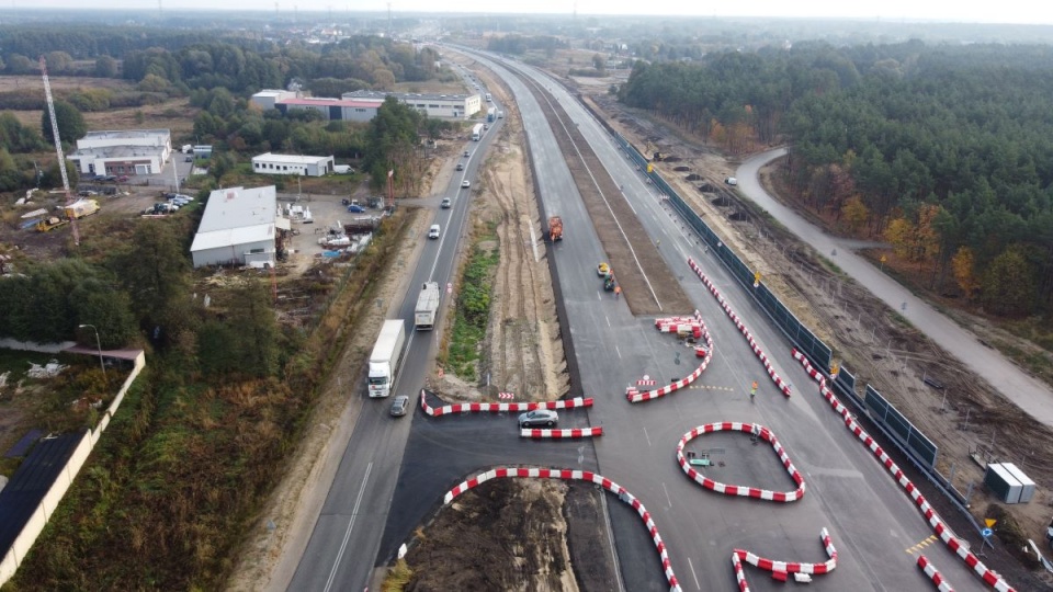 Od piątku (15 października) kierowcy inaczej pojadą na odcinku Bydgoszcz Błonie - Szubin Północ/fot. nadesłane