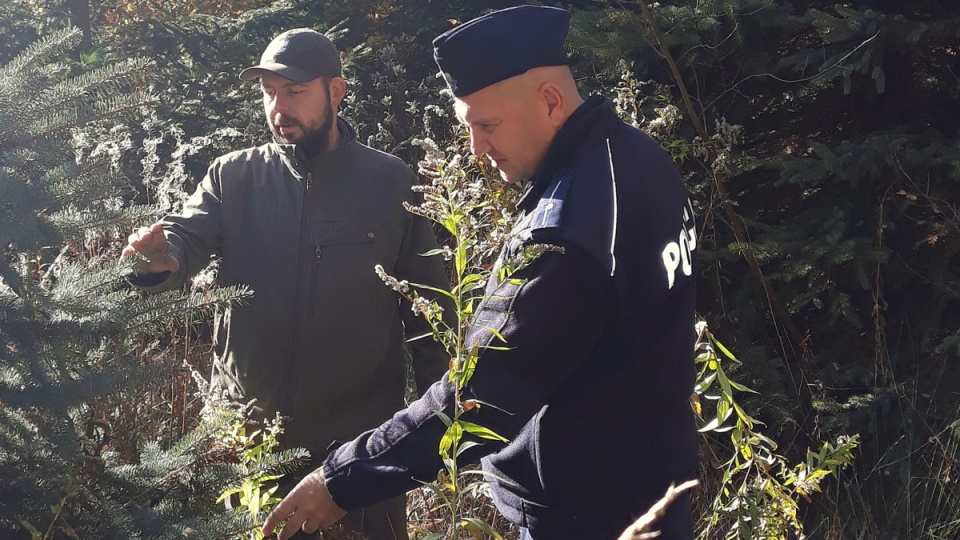 Wspólne patrole policji i leśników w okolicach 1 listopada/fot. materiały policji