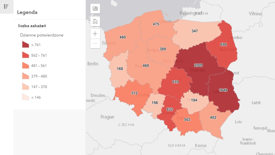 Fot. https://www.gov.pl/web/koronawirus/wykaz-zarazen-koronawirusem-sars-cov-2