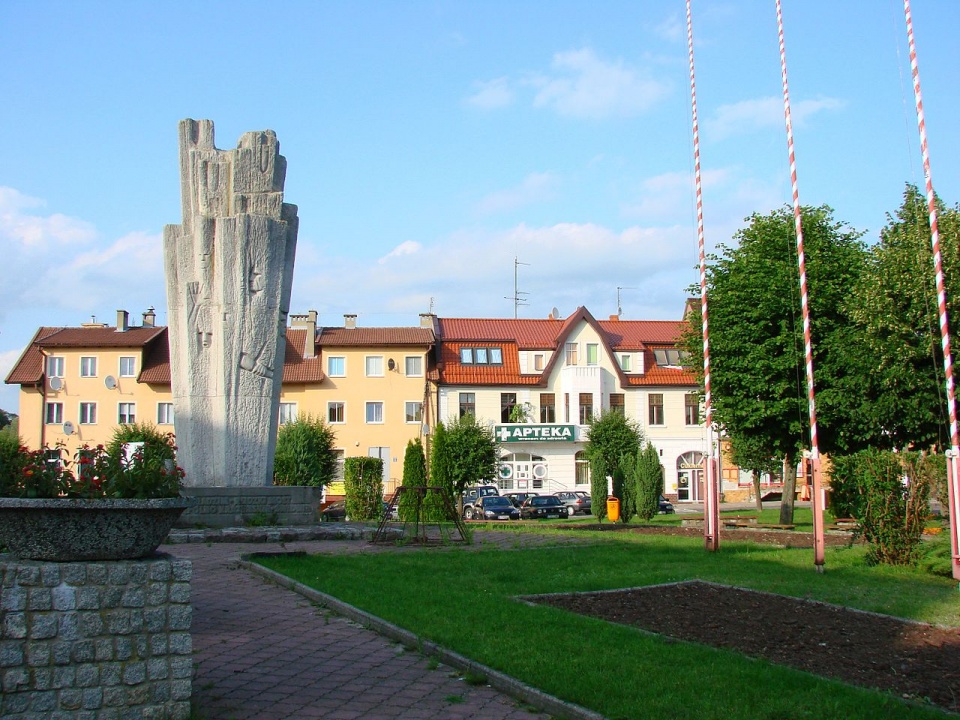 Centrum Sępólna Krajeńskiego przed rewitalizacją./fot. Wikipedia