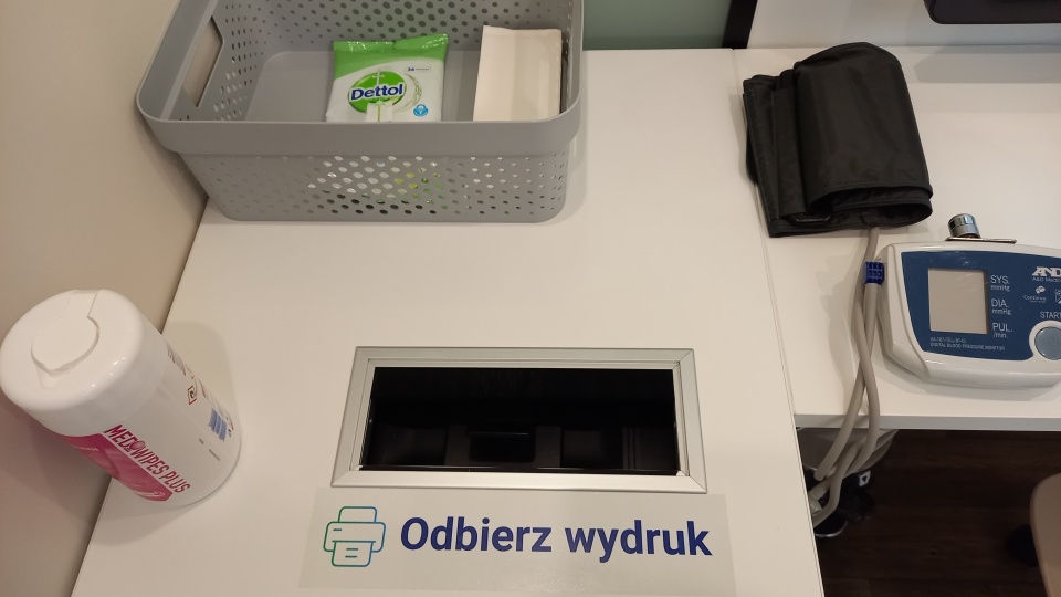 Kiosk profilaktyczny oddziału NFZ w Bydgoszczy./fot. Agata Raczek