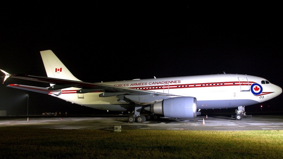 Airbus CC-150 na bydgoskim lotnisku/fot. materiały Portu Lotniczego