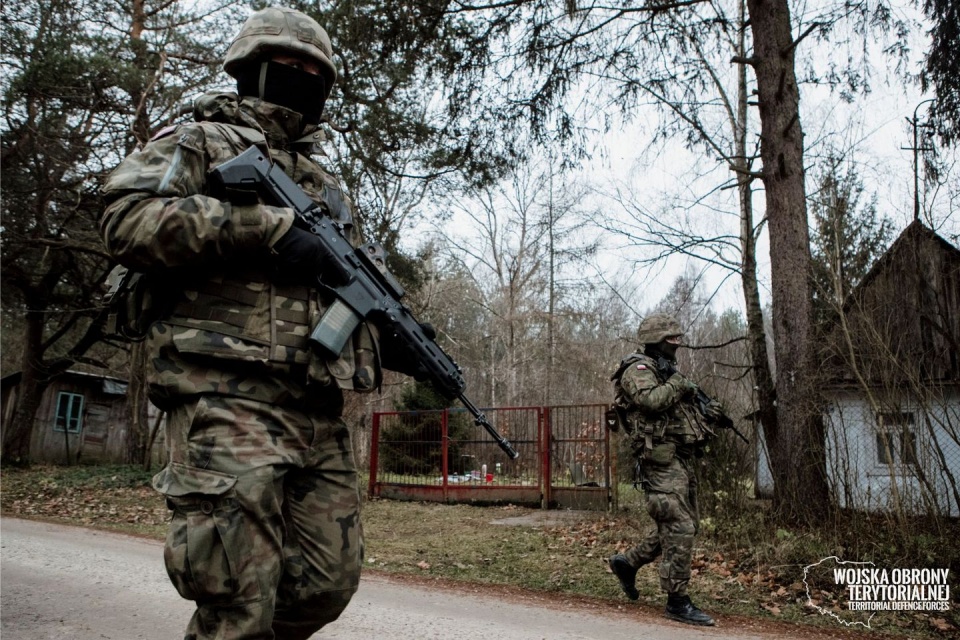 Wojska Obrony Terytorialnej na granicy z Białorusią/fot. Facebook