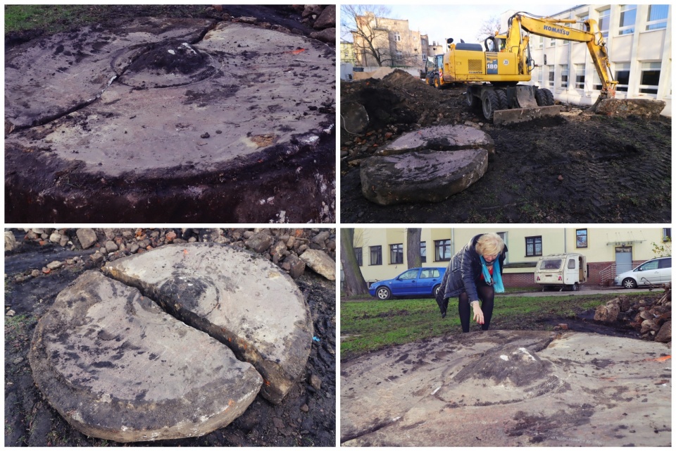 Kamienne koło odkryte przez archeologów z Muzeum Jana Kasprowicza w Inowrocławiu. Fot. Nadesłane